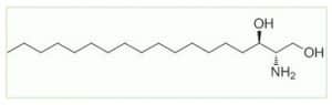 Dihydrosphingosine, a byproduct of ceramides cleavage in stratum corneum