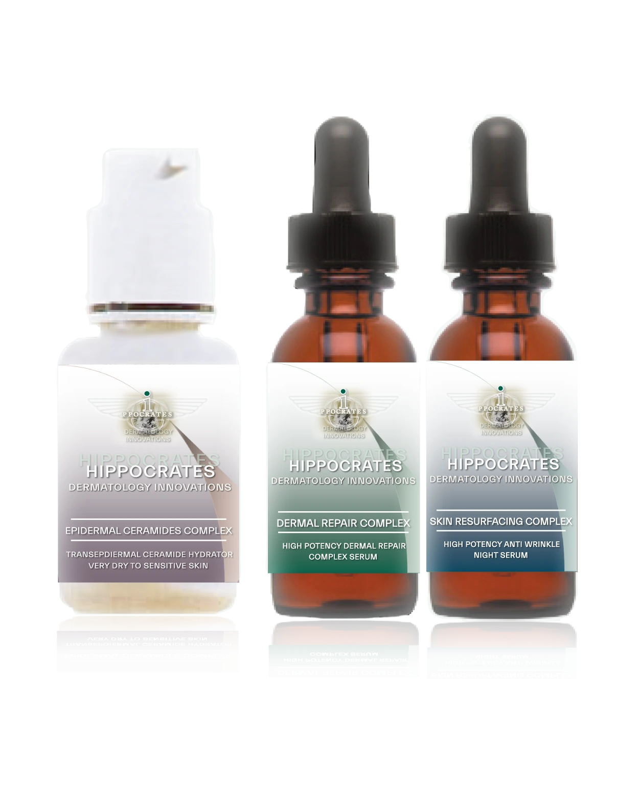 Anti aging high potency kit of 3 treatment serum products